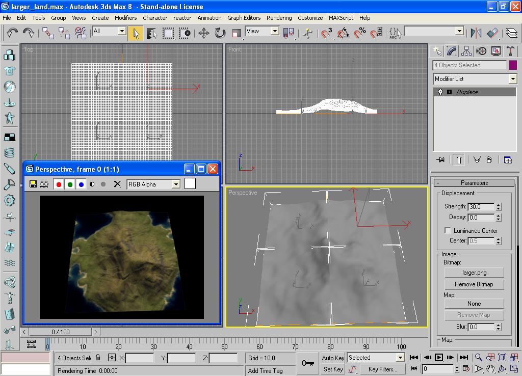 L3DT terrain in 3ds Max